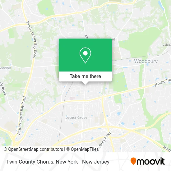 Twin County Chorus map