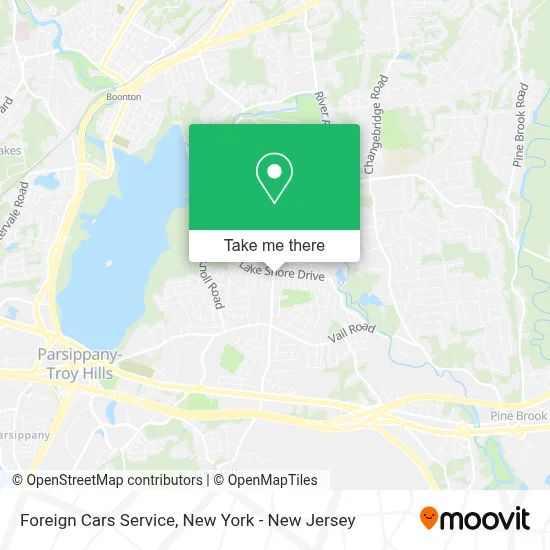 Foreign Cars Service map