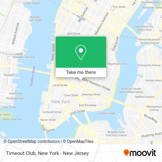 Timeout Club map