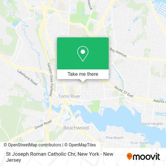 St Joseph Roman Catholic Chr map