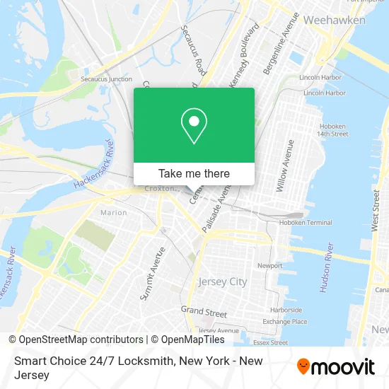 Smart Choice 24/7 Locksmith map