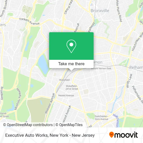 Executive Auto Works map
