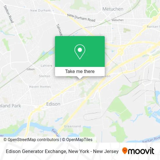 Edison Generator Exchange map