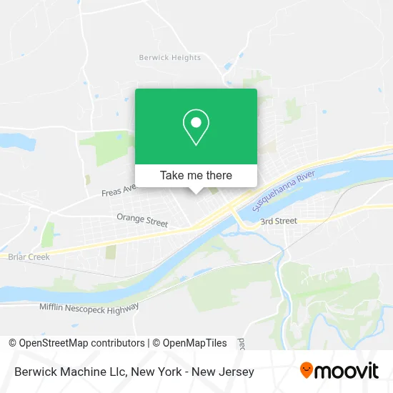Berwick Machine Llc map