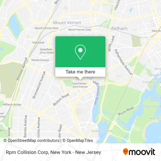 Rpm Collision Corp map