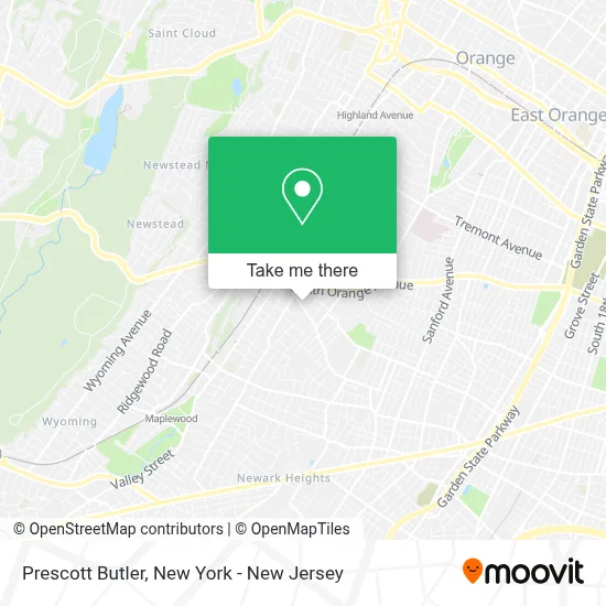 Prescott Butler map