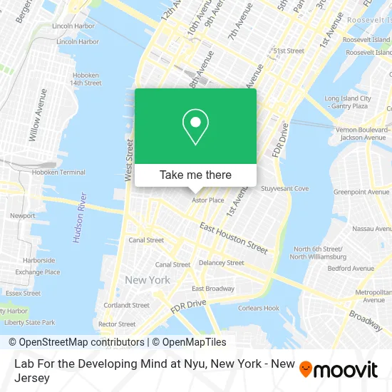 Lab For the Developing Mind at Nyu map