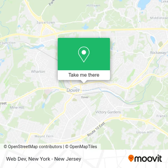 Web Dev map