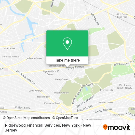 Ridgewood Financial Services map