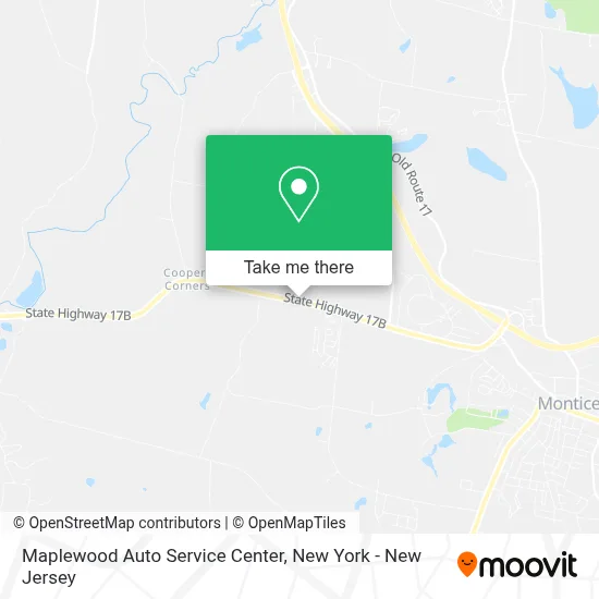Maplewood Auto Service Center map