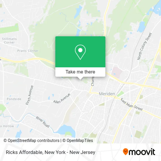 Ricks Affordable map