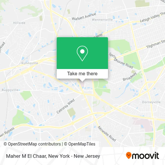 Maher M El Chaar map
