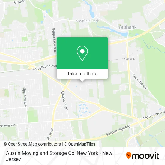 Austin Moving and Storage Co map