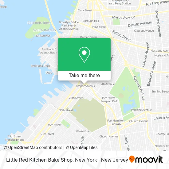 Little Red Kitchen Bake Shop map