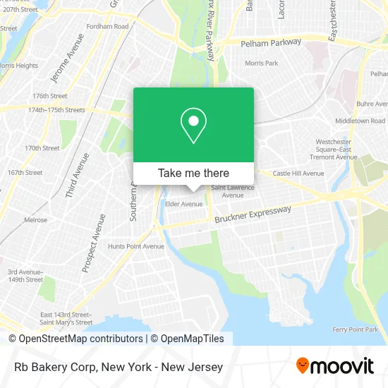 Rb Bakery Corp map