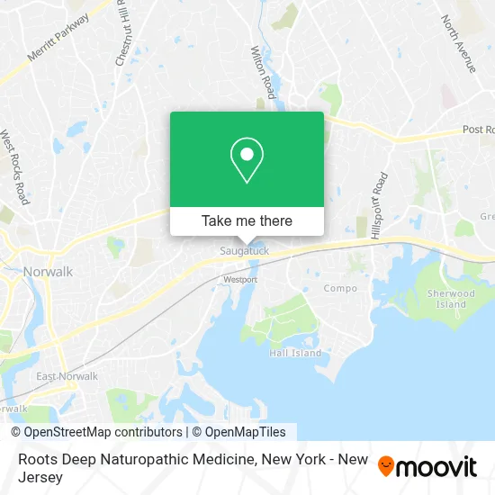 Roots Deep Naturopathic Medicine map