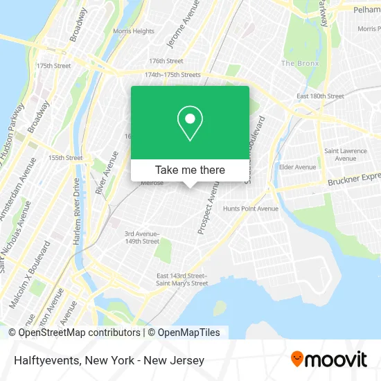 Halftyevents map