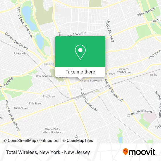 Total Wireless map