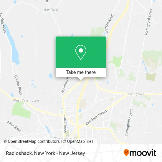 Radioshack map