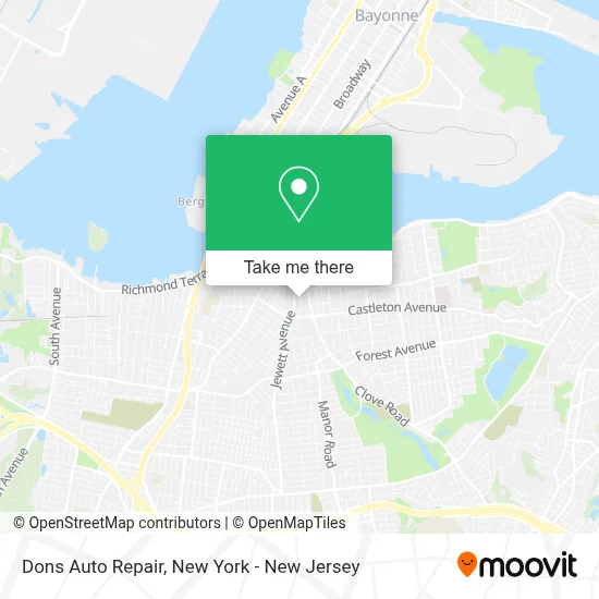 Dons Auto Repair map