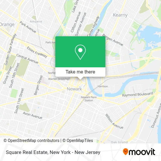 Square Real Estate map