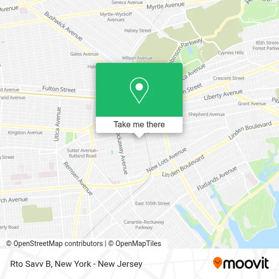 Rto Savv B map