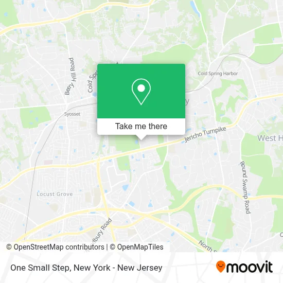 One Small Step map