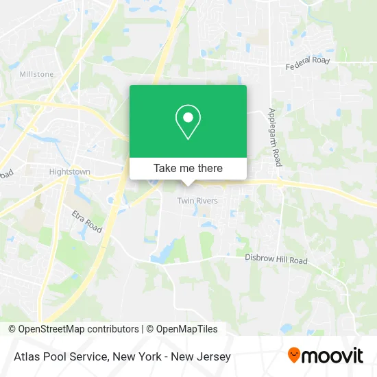 Atlas Pool Service map