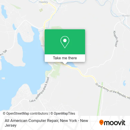 All American Computer Repair map