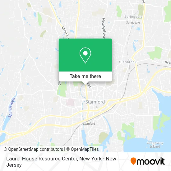 Laurel House Resource Center map