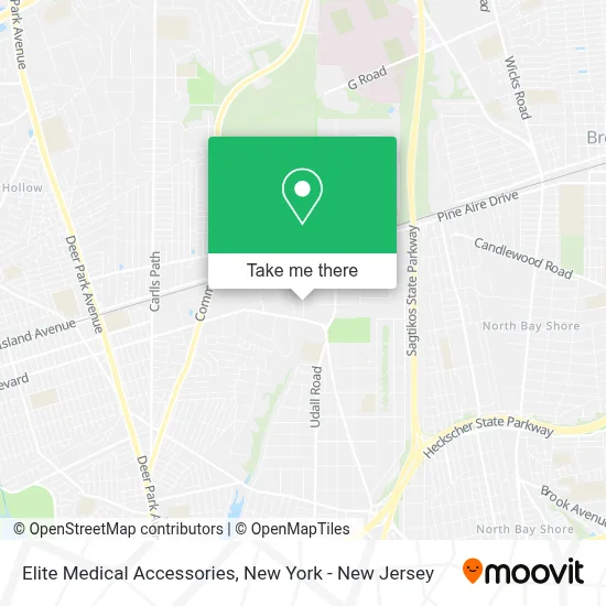Elite Medical Accessories map