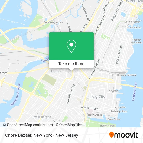 Chore Bazaar map