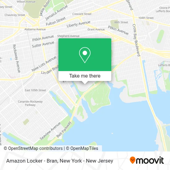 Amazon Locker - Bran map