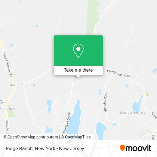 Ridge Ranch map