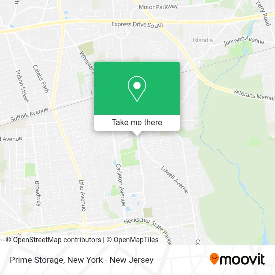 Prime Storage map