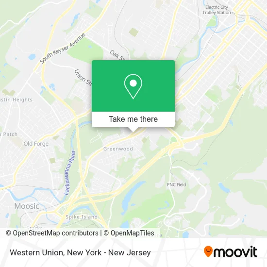 Western Union map
