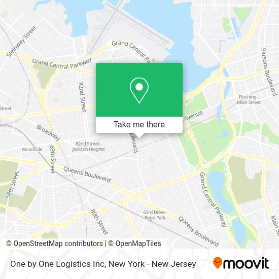 One by One Logistics Inc map