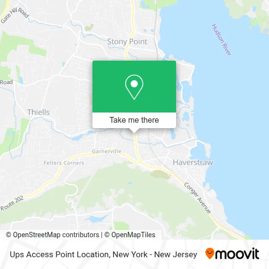 Ups Access Point Location map