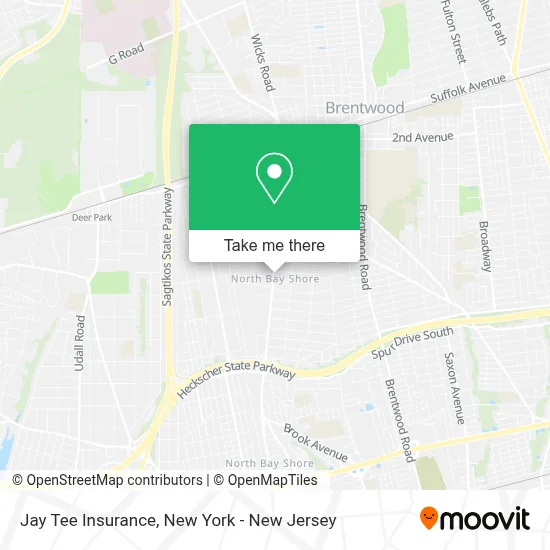 Jay Tee Insurance map