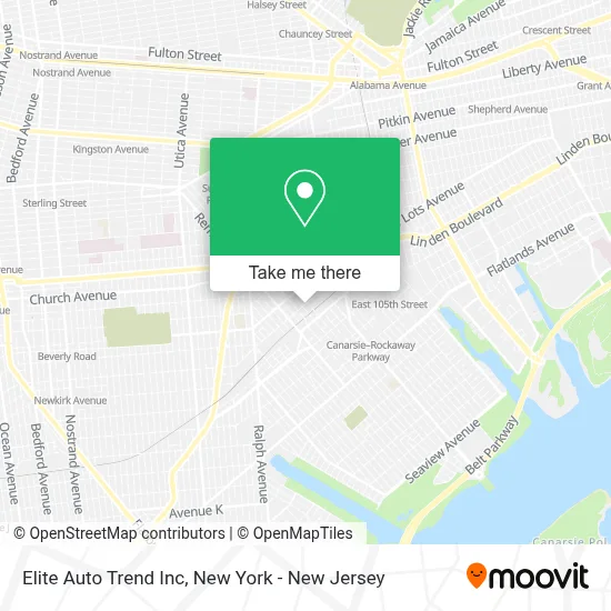 Elite Auto Trend Inc map