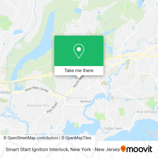 Smart Start Ignition Interlock map