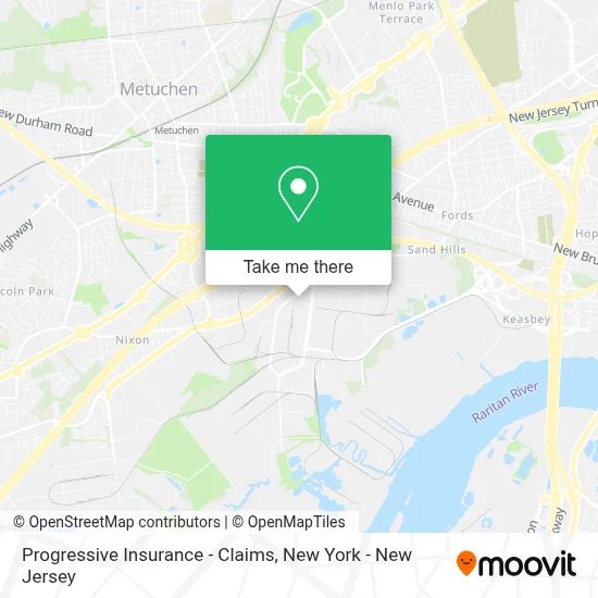 Progressive Insurance - Claims map