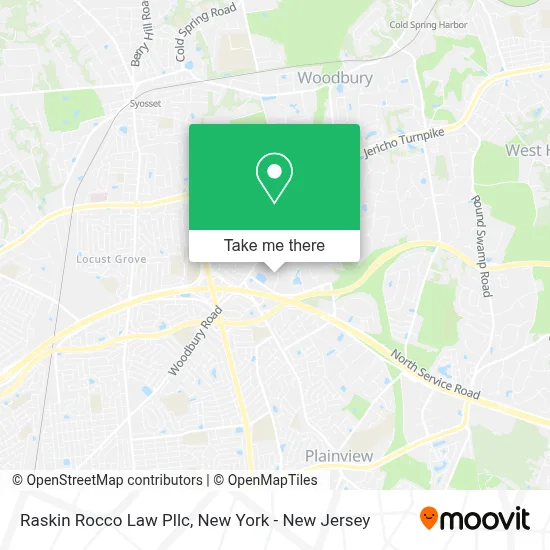 Raskin Rocco Law Pllc map