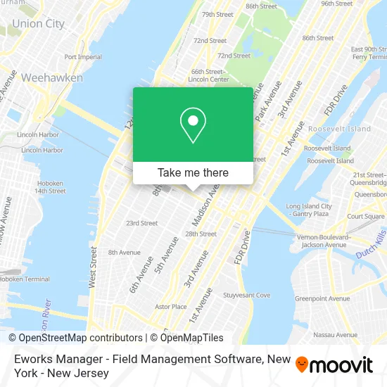 Eworks Manager - Field Management Software map