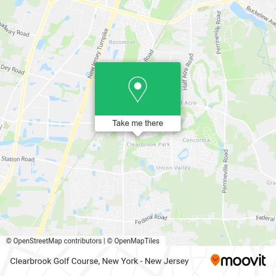 Clearbrook Golf Course map
