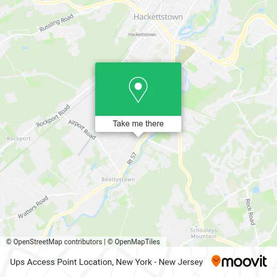Ups Access Point Location map