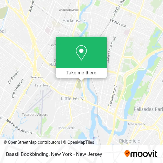 Bassil Bookbinding map