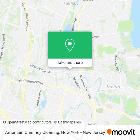 American Chimney Cleaning map