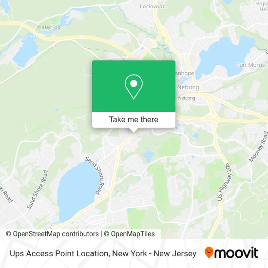 Ups Access Point Location map