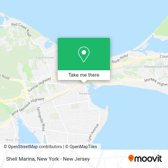 Shell Marina map
